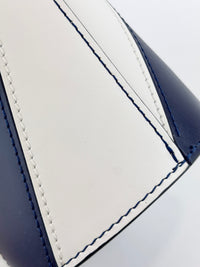 Epure Bucket Bag Navy and White