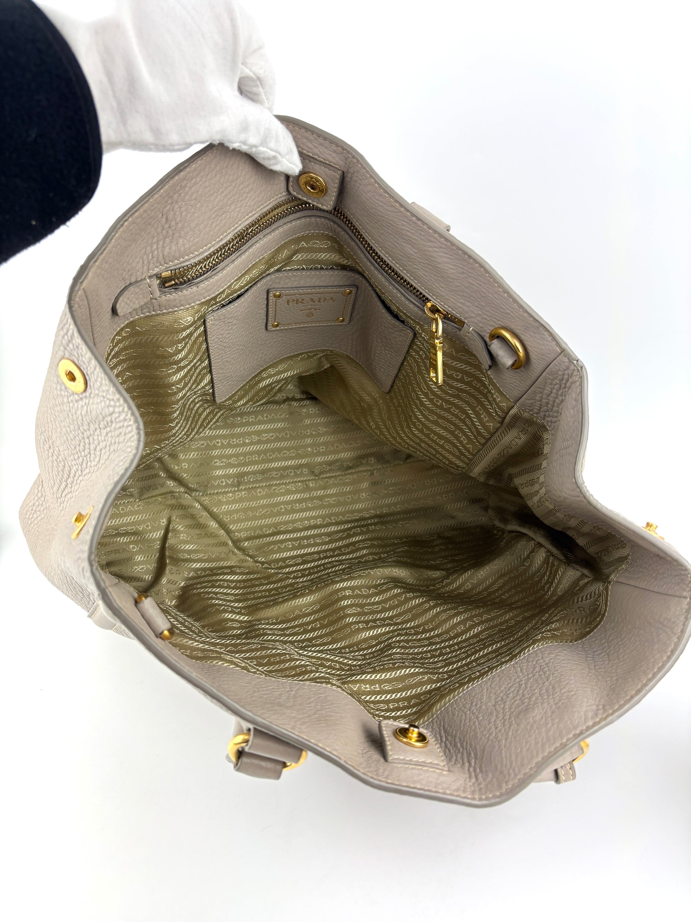 BN2423 Argilla Vitello Daino Shopping Tote