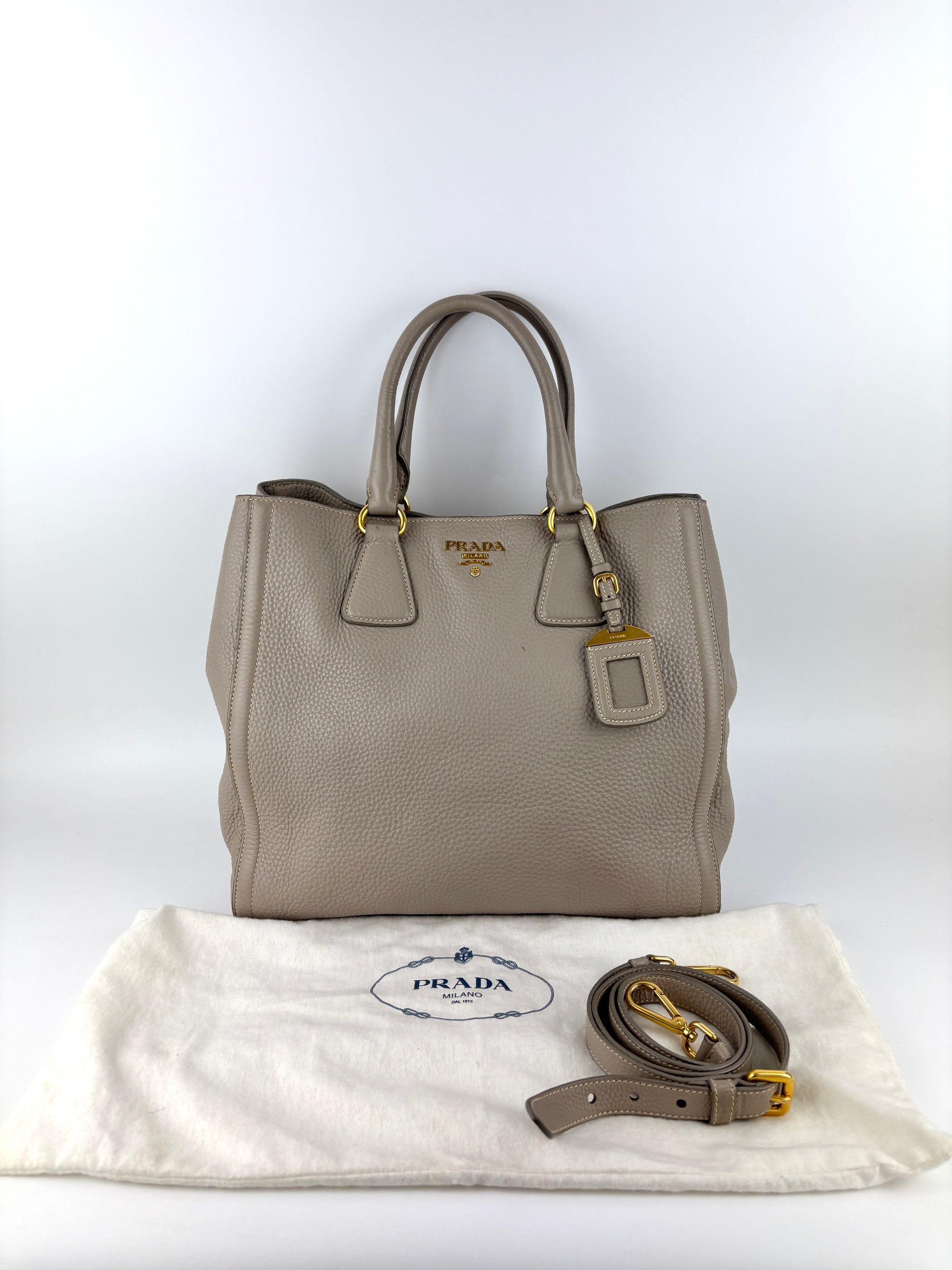 BN2423 Argilla Vitello Daino Shopping Tote