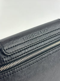 Le Pliage Etoile Star Crossbody Bag Black and Silver