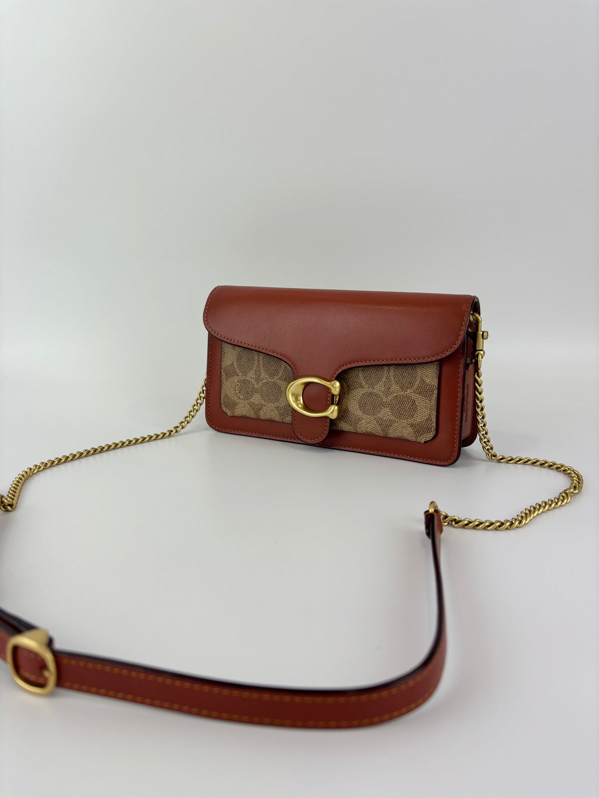 CE774 Tabby Chain Clutch in Signature Canvas