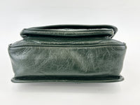 Baby Niki Dark Green Vintage Crinkled Leather