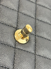 29cm Medium Coco Handle in Navy Caviar GHW