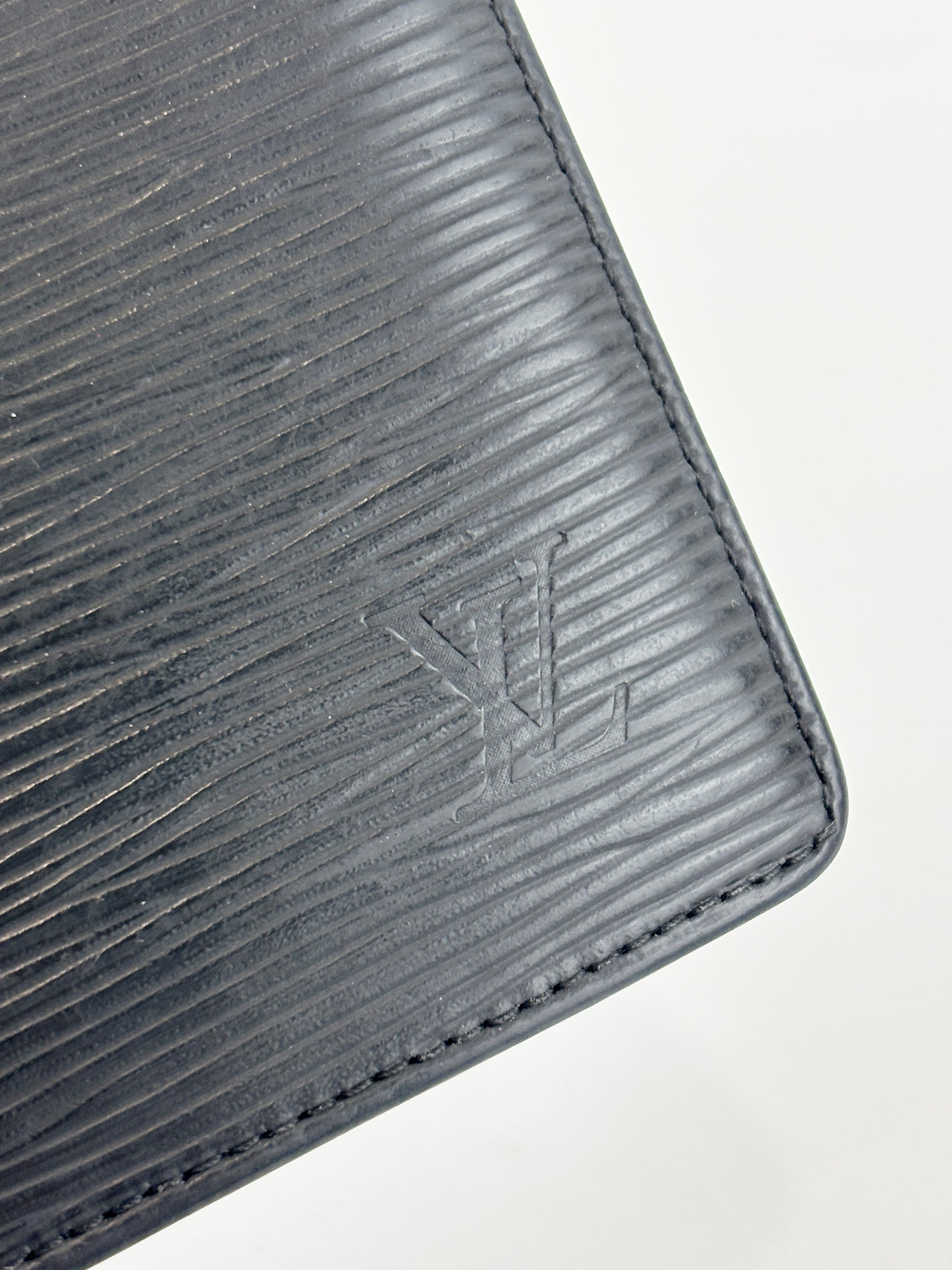 Brazza Wallet Black Epi Leather