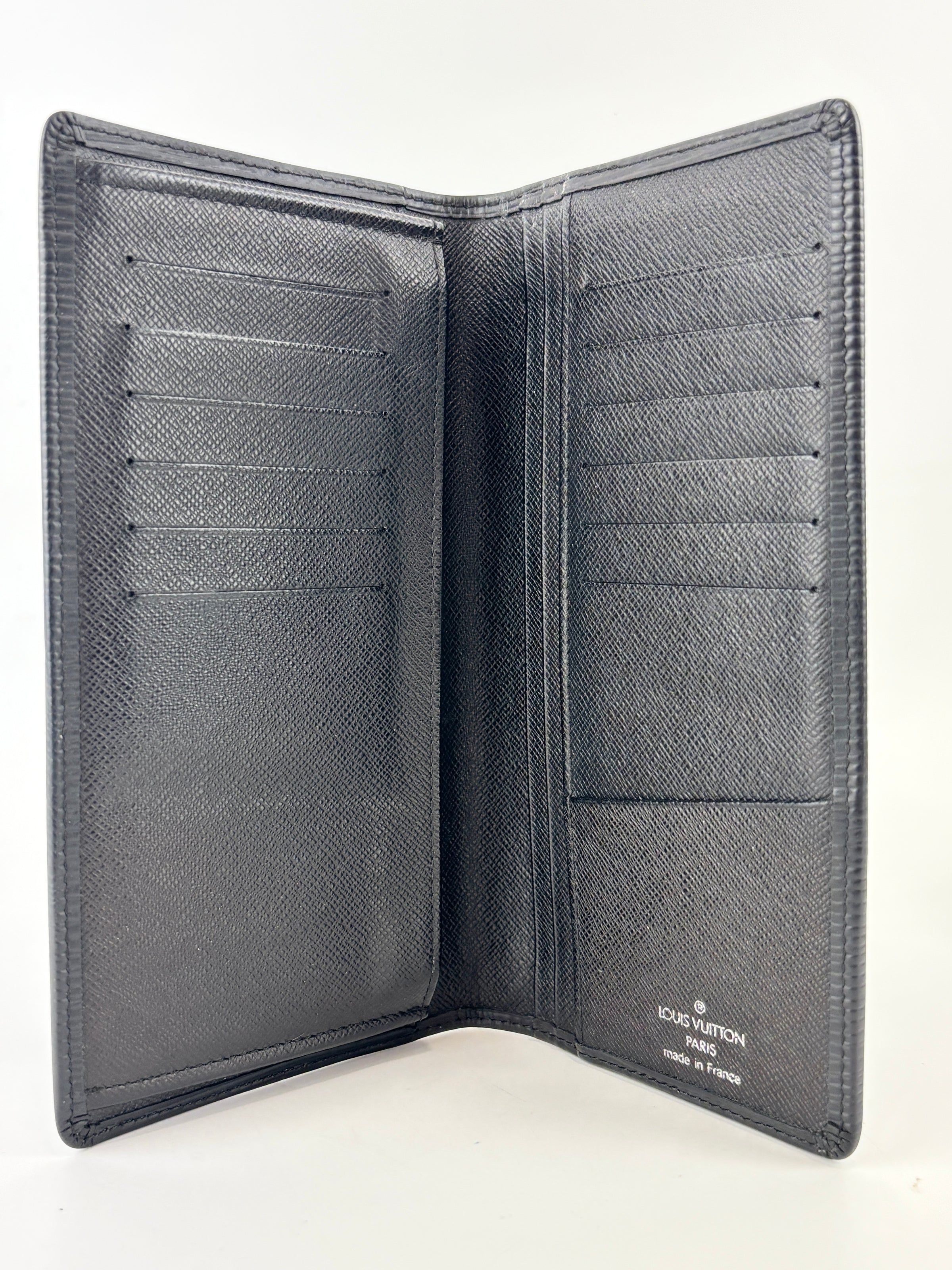 Brazza Wallet Black Epi Leather