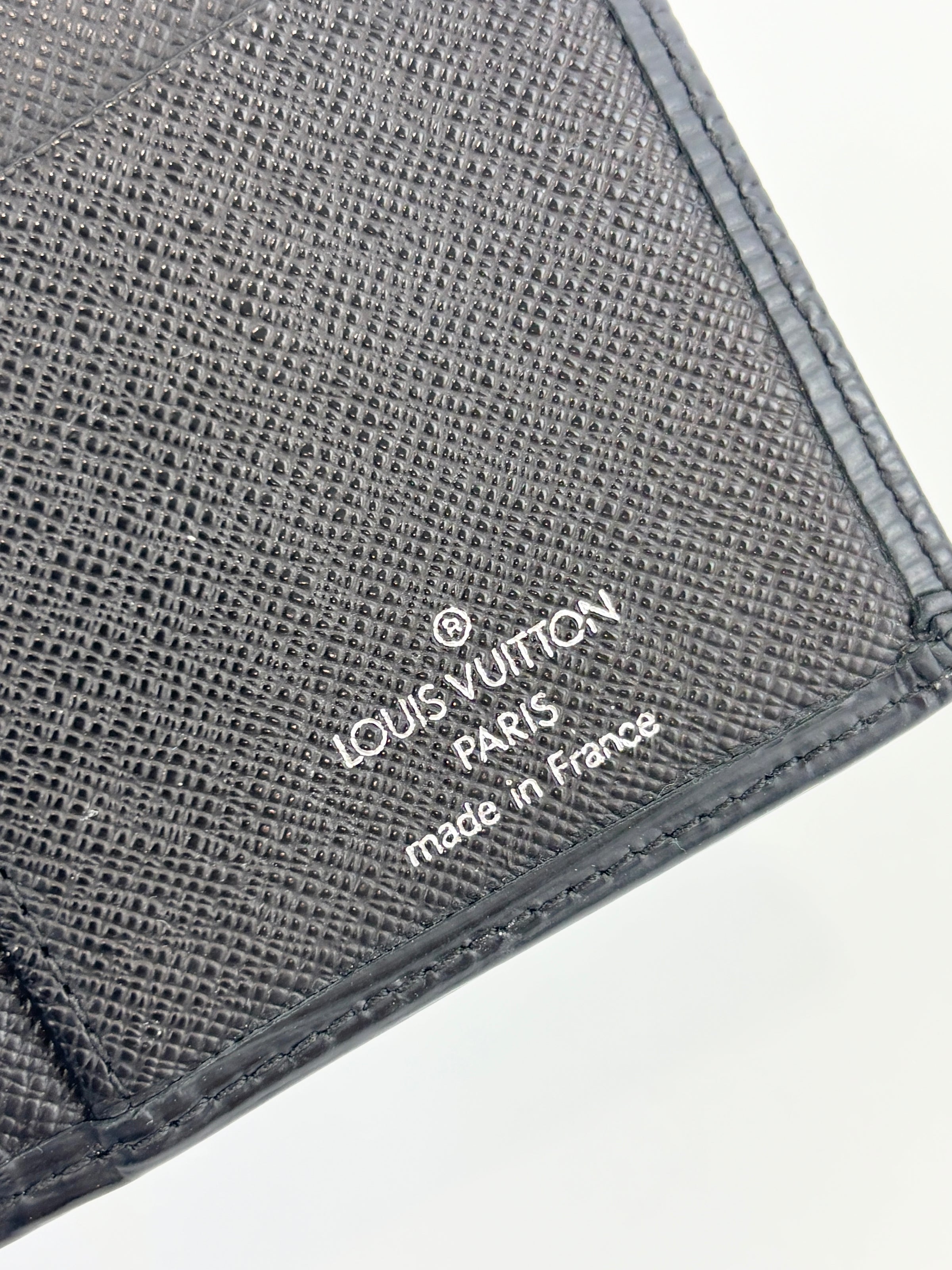 Brazza Wallet Black Epi Leather