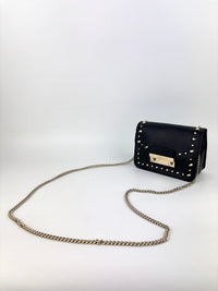 Metropolis Mini Studded Black Bag - Glampot