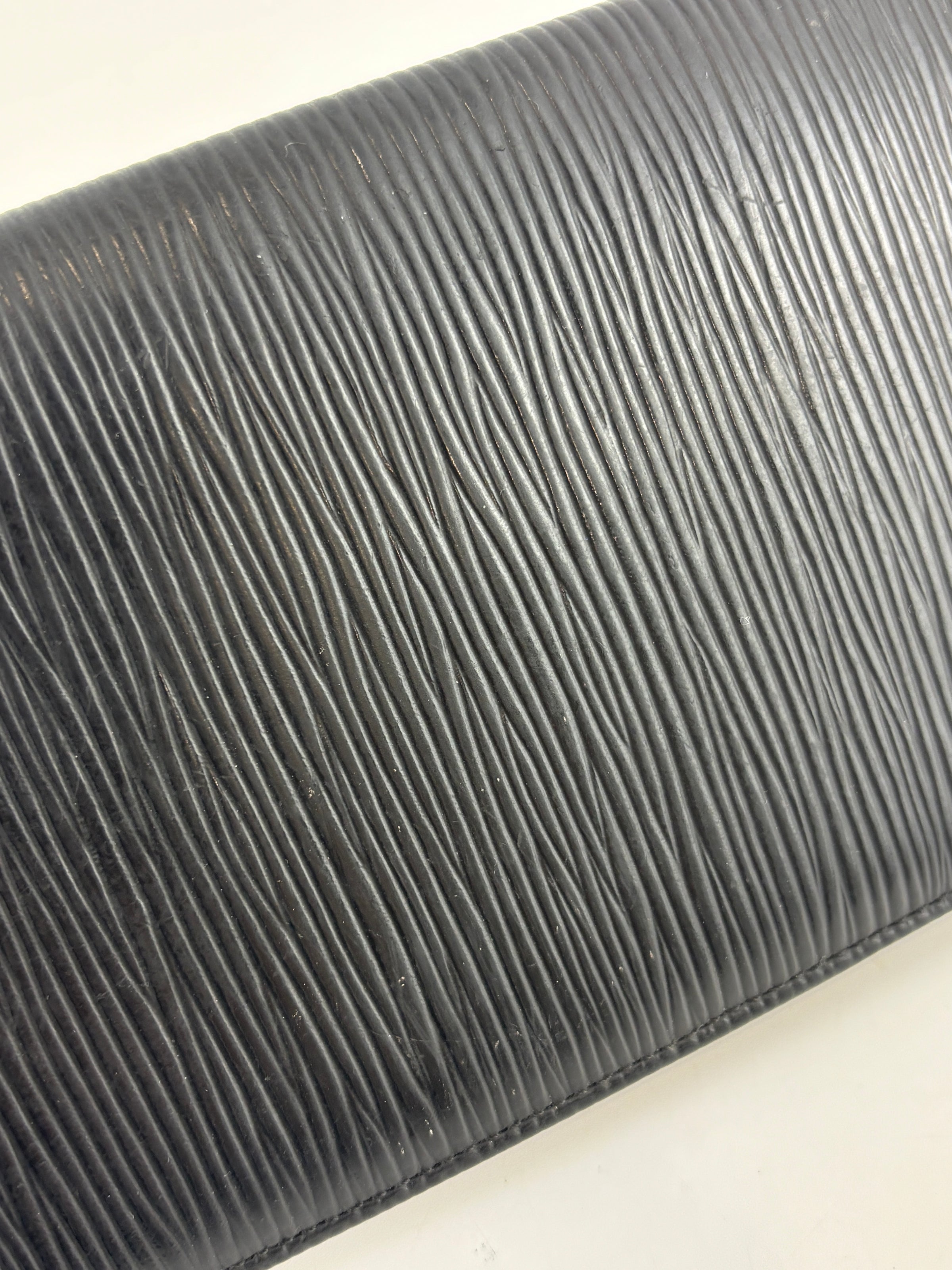 Brazza Wallet Black Epi Leather