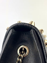 Metropolis Mini Studded Black Bag - Glampot
