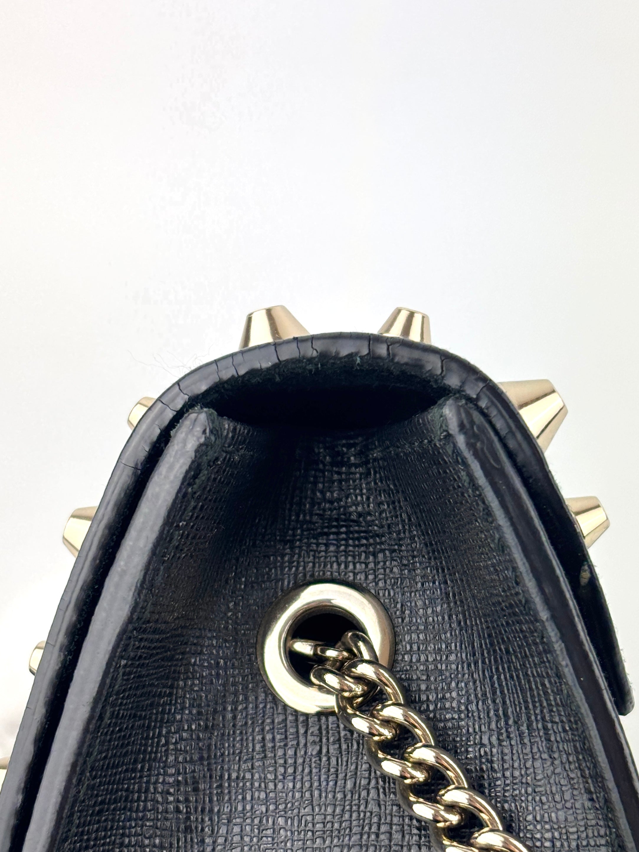 Metropolis Mini Studded Black Bag - Glampot