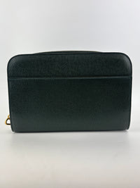 M30182 Baikal Clutch Ardoise/Green Taiga Leather GHW