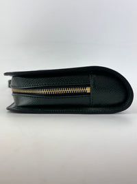 M30182 Baikal Clutch Ardoise/Green Taiga Leather GHW