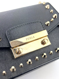 Metropolis Mini Studded Black Bag - Glampot