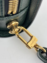 M30182 Baikal Clutch Ardoise/Green Taiga Leather GHW