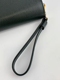 M30182 Baikal Clutch Ardoise/Green Taiga Leather GHW