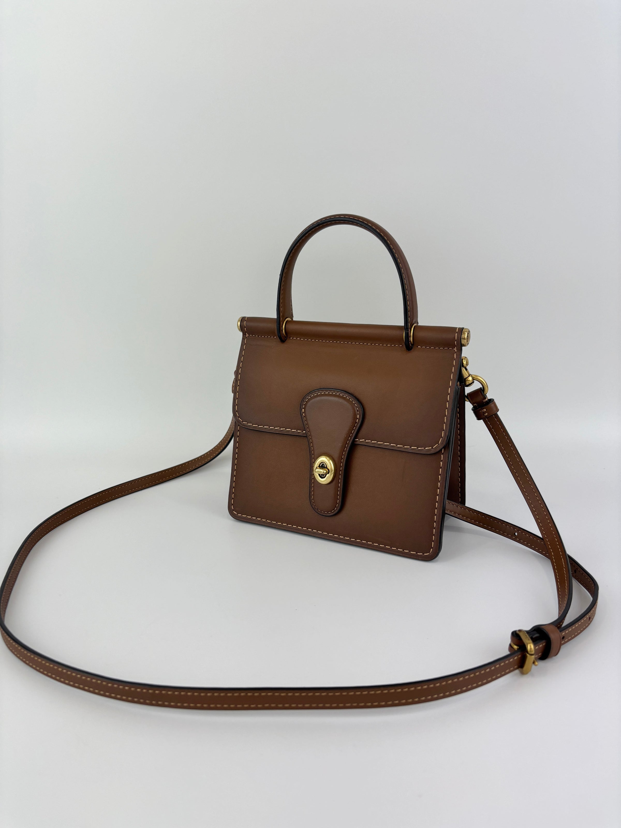 89225 Willis Top Handle 18 in Brown