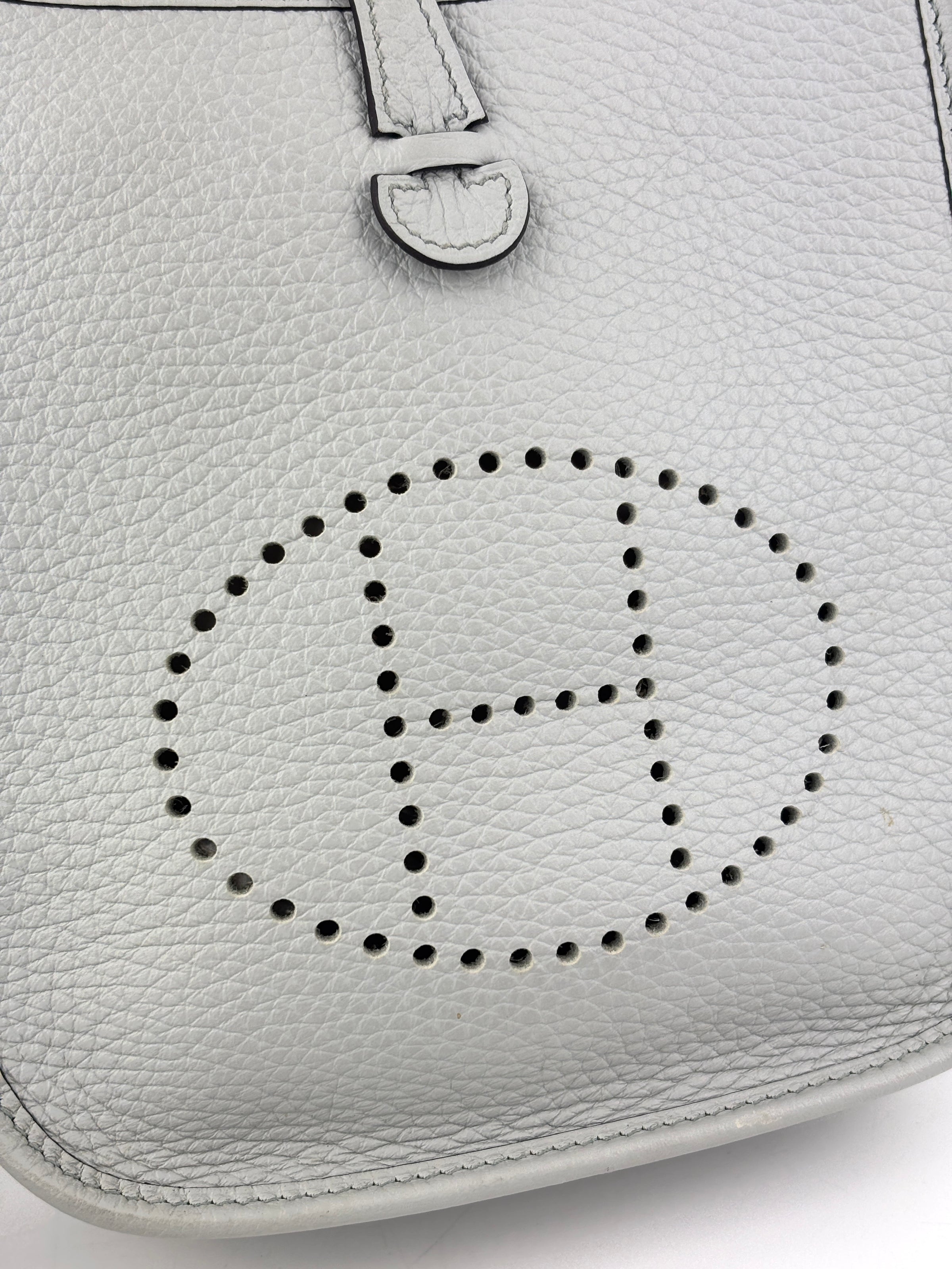 Mini Evelyne 16 Bleu Pale/Gris Etain PHW