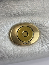 C7876 Pillow Tabby 18 Shoulder Bag in Metallic Silver
