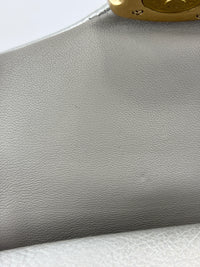 C7876 Pillow Tabby 18 Shoulder Bag in Metallic Silver