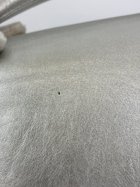 C7876 Pillow Tabby 18 Shoulder Bag in Metallic Silver