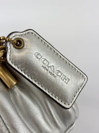 C7876 Pillow Tabby 18 Shoulder Bag in Metallic Silver
