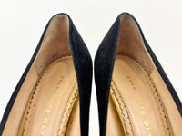 Dolly Platform Heels in Black Suede Size 39