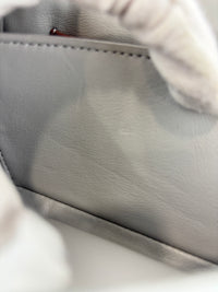 C7876 Pillow Tabby 18 Shoulder Bag in Metallic Silver