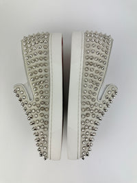 Roller Boat Grey Glitter Suede Sneakers Size 35.5