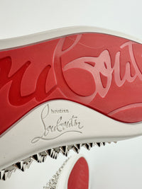 Roller Boat Grey Glitter Suede Sneakers Size 35.5