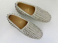 Roller Boat Grey Glitter Suede Sneakers Size 35.5