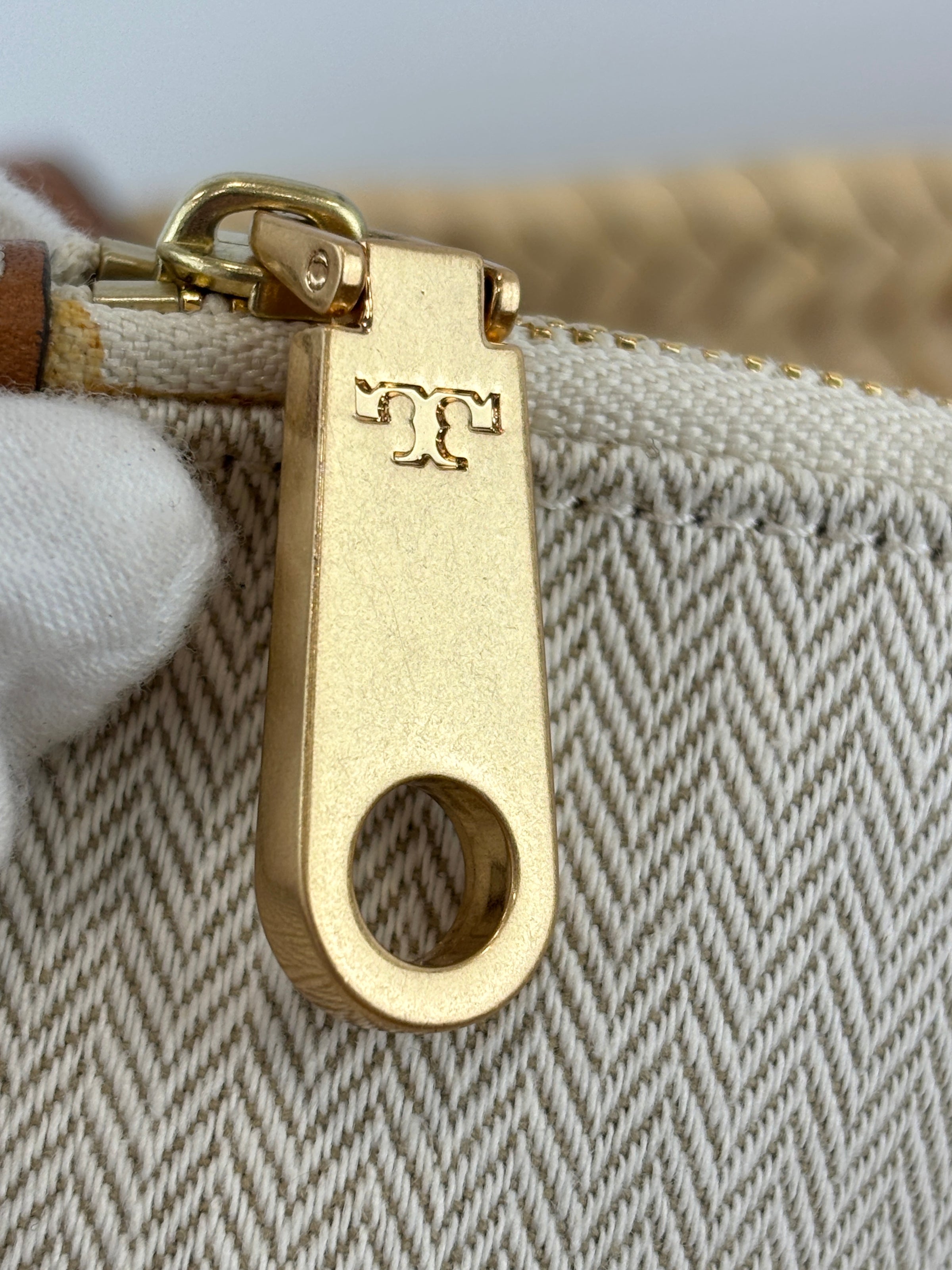 Large Leather Trimmed Raffia Ella Straw Basket Tote