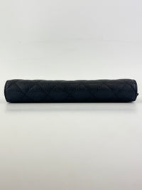 A50096 Flap Wallet Black Caviar Leather GHW