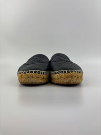 G29762 Espadrilles in Blue / Black Lambskin - Size 39