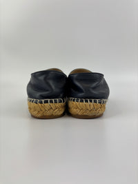 G29762 Espadrilles in Blue / Black Lambskin - Size 39