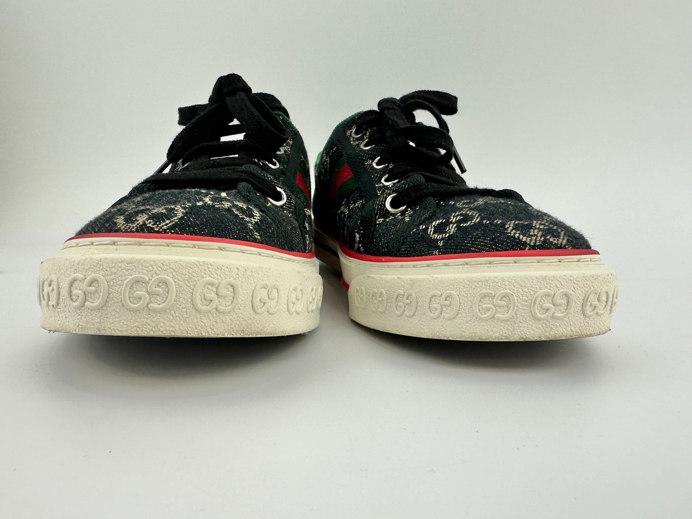 1977 Trainers Blue Denim Vintage Web Sneakers 237682 Size 39.5