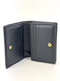 Bi-Color GG Marmont Card Case Wallet Beige/Black