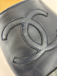 G29762 Espadrilles in Blue / Black Lambskin - Size 39