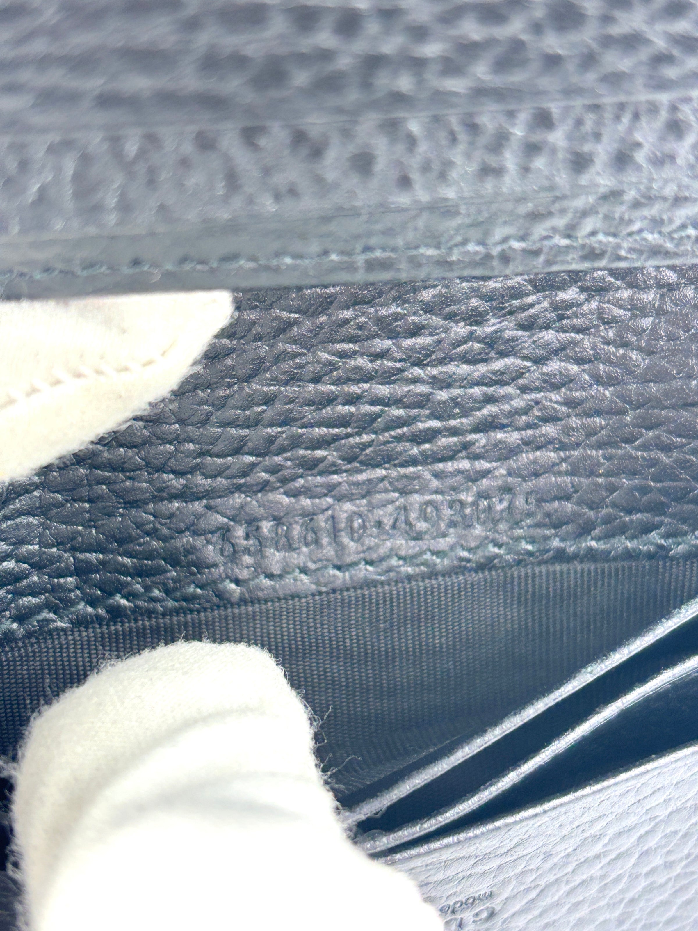 Bi-Color GG Marmont Card Case Wallet Beige/Black