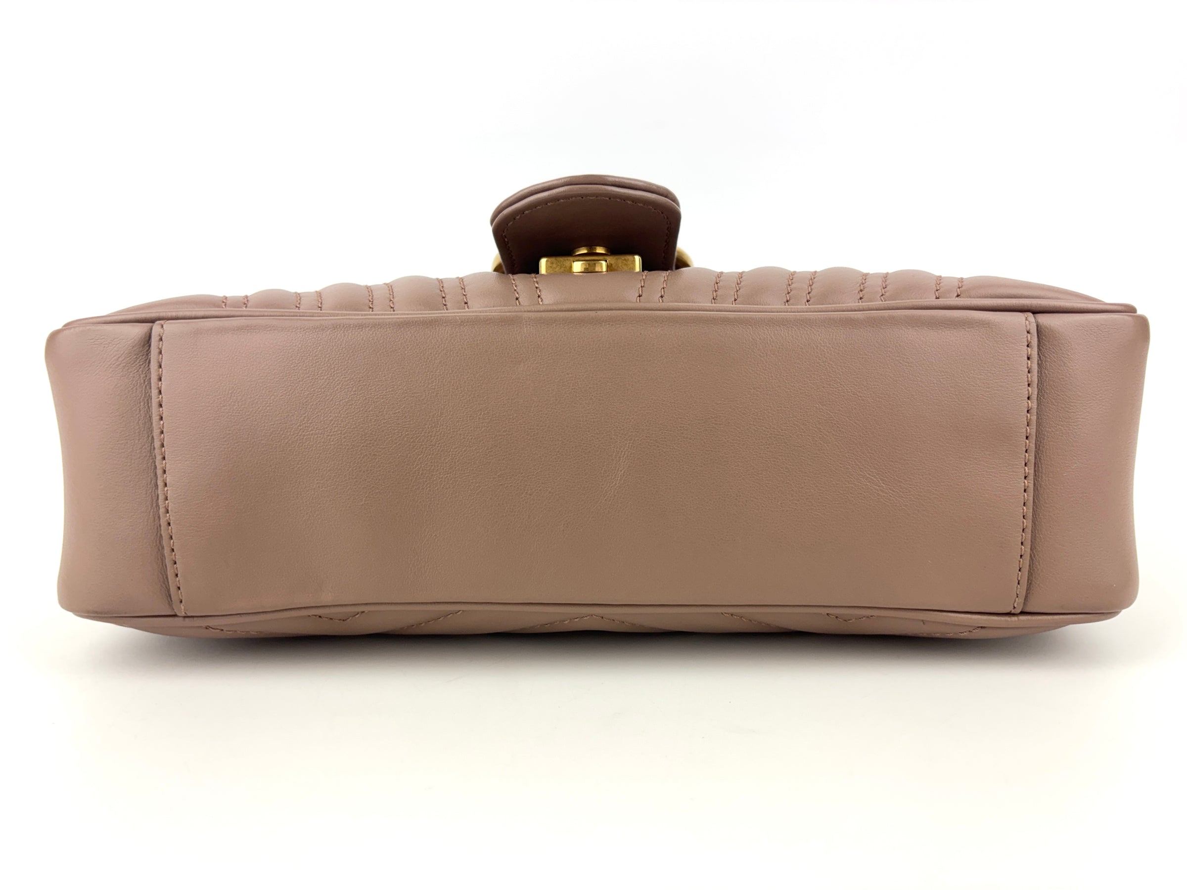 443497 GG Marmont Medium Shoulder Bag Taupe