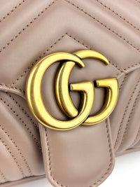 443497 GG Marmont Medium Shoulder Bag Taupe