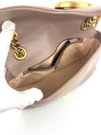 443497 GG Marmont Medium Shoulder Bag Taupe