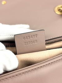 443497 GG Marmont Medium Shoulder Bag Taupe