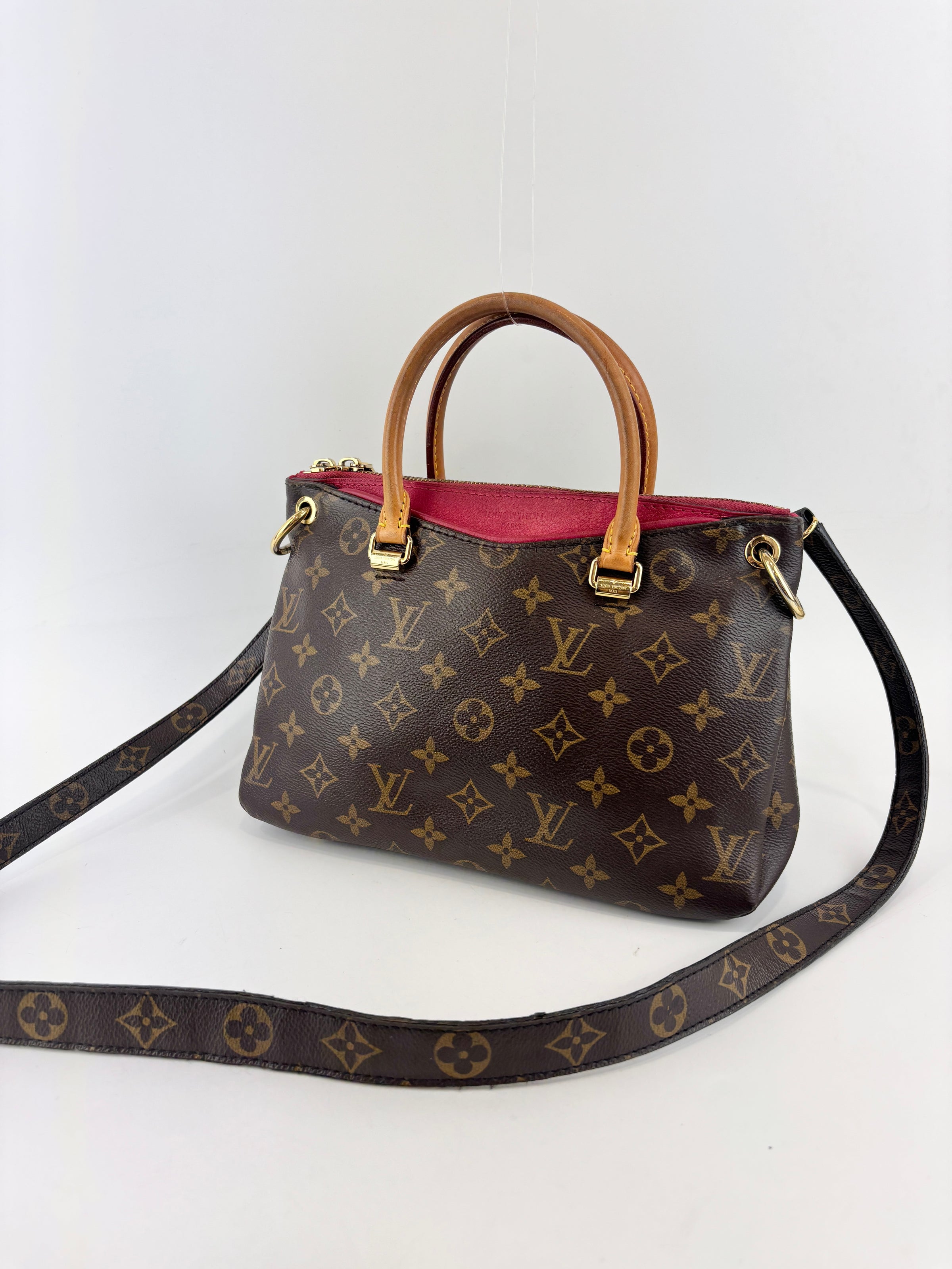 Pallas BB Monogram Canvas Satchel