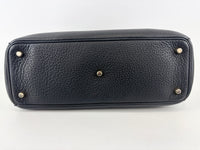 Diorissimo Medium Black Pebbled Leather Tote