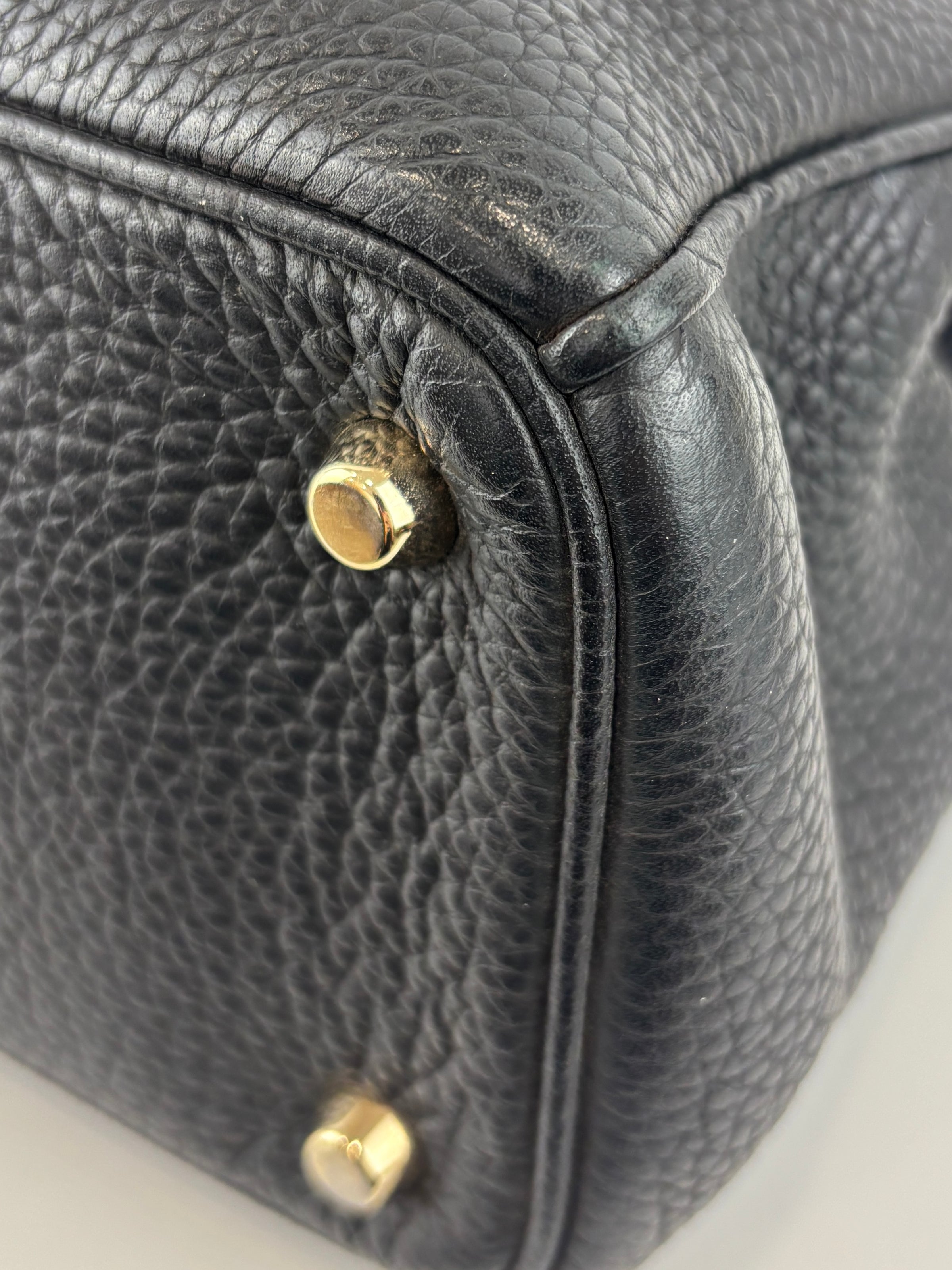 Diorissimo Medium Black Pebbled Leather Tote