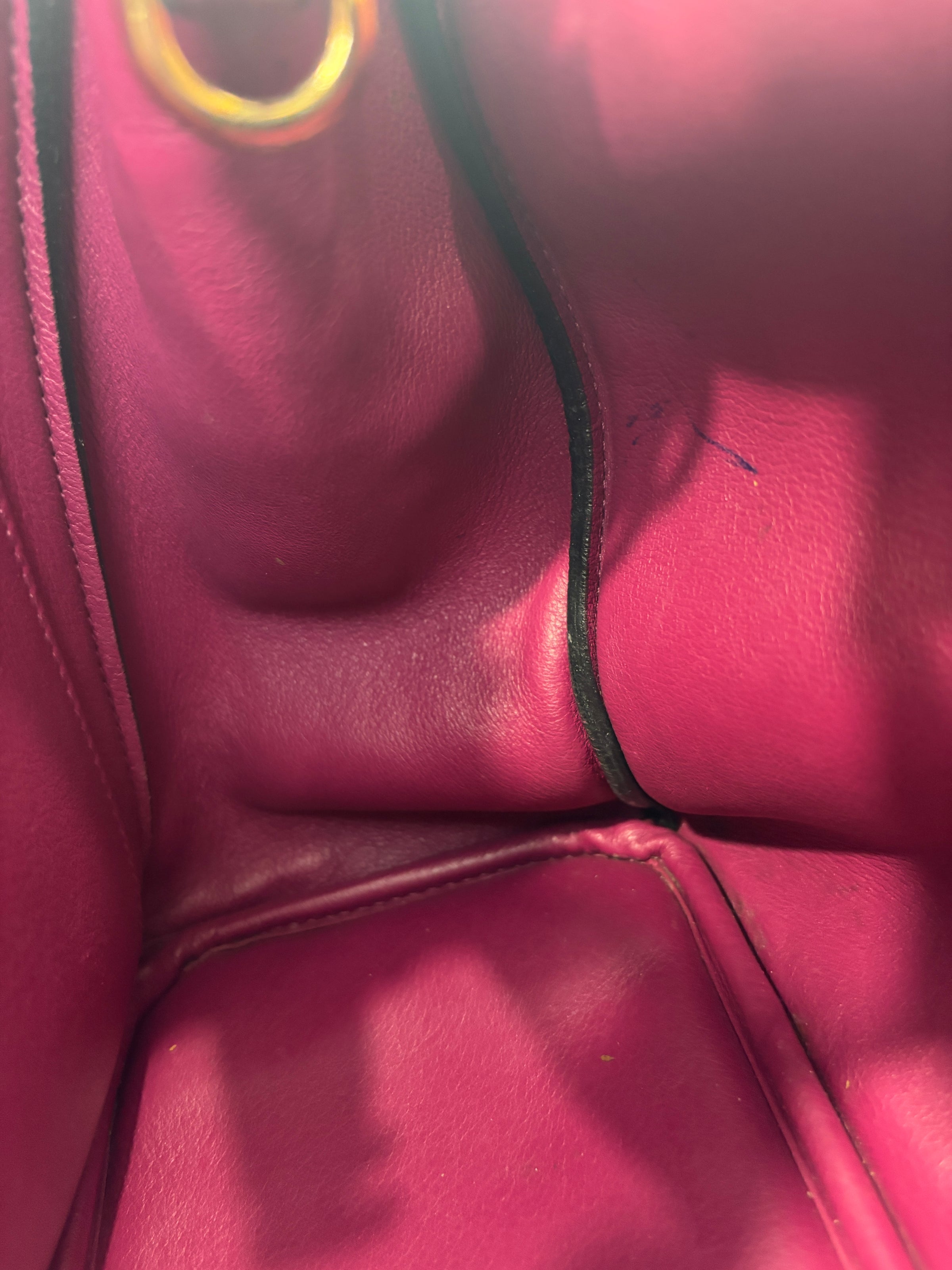 Diorissimo Medium Black Pebbled Leather Tote