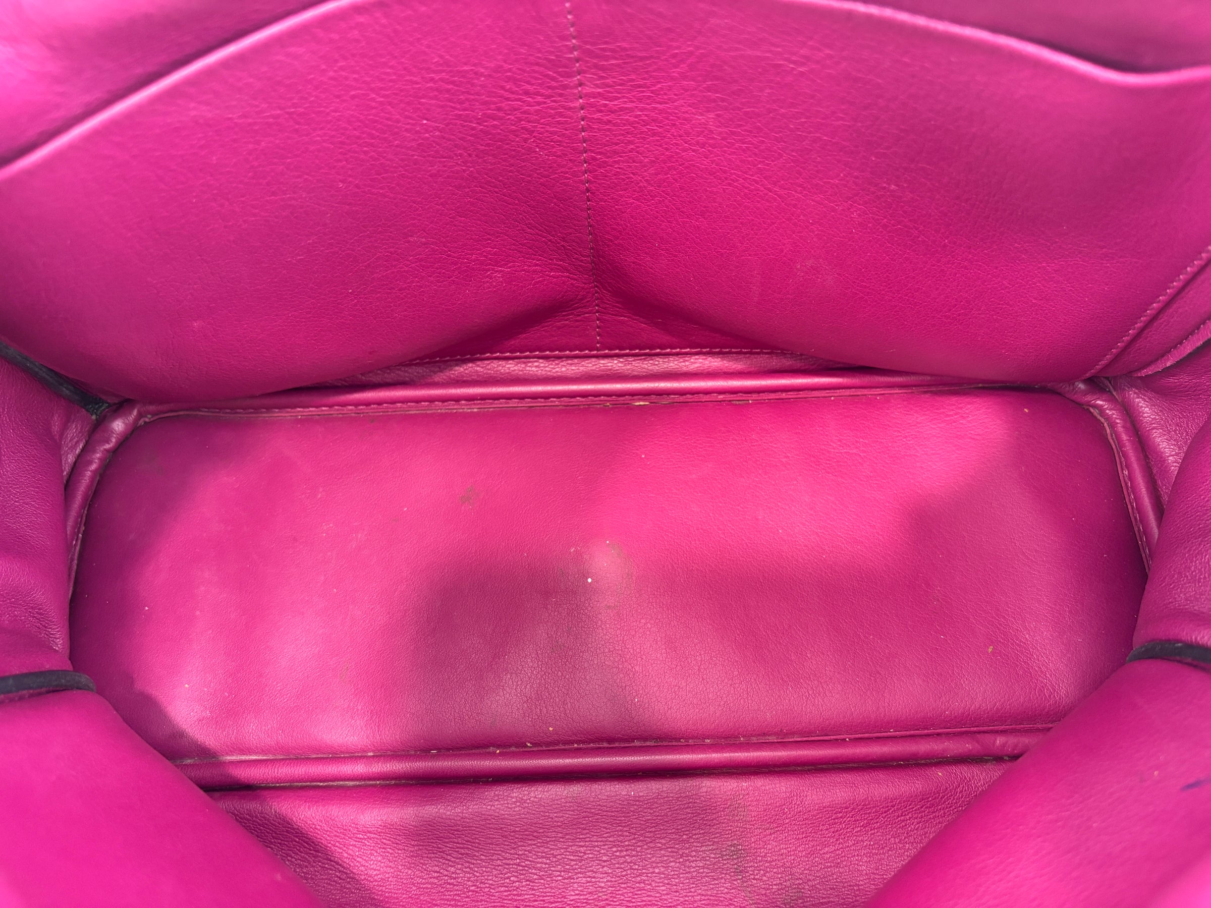 Diorissimo Medium Black Pebbled Leather Tote