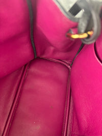 Diorissimo Medium Black Pebbled Leather Tote