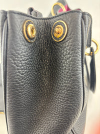 Diorissimo Medium Black Pebbled Leather Tote