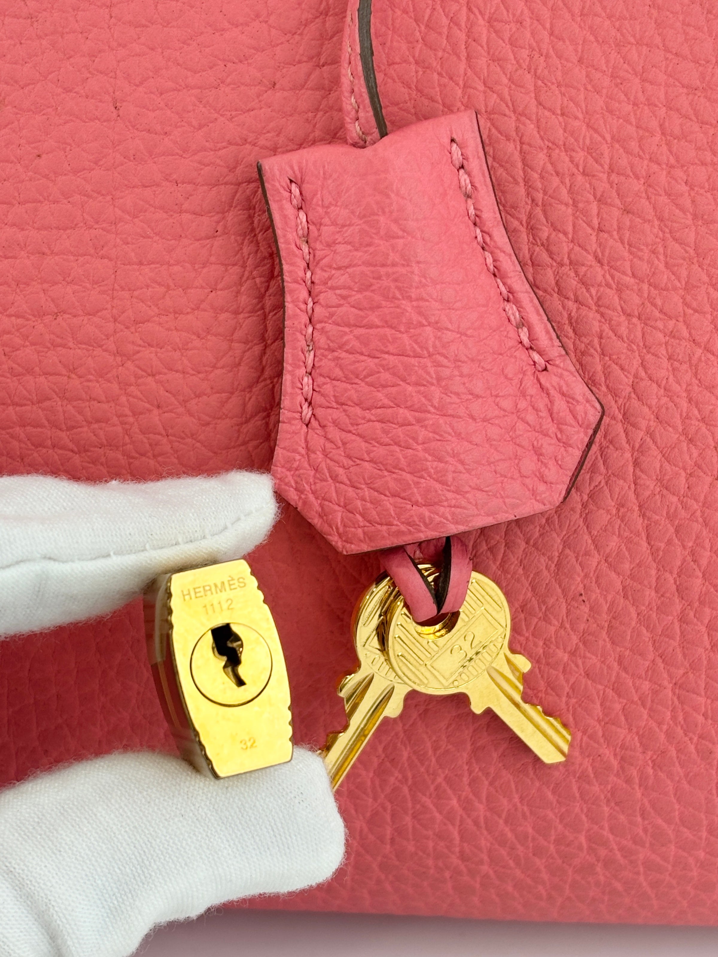 Birkin 40 Rose Lipstick Togo GHW